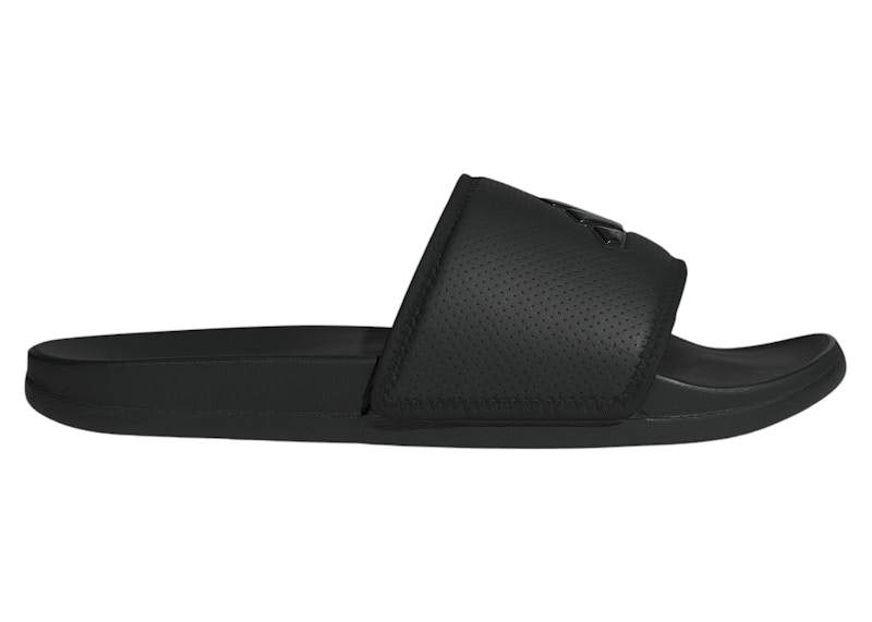 adidas Adilette Comfort Slide 'Triple Black' | Men's Size 6 - JS1147