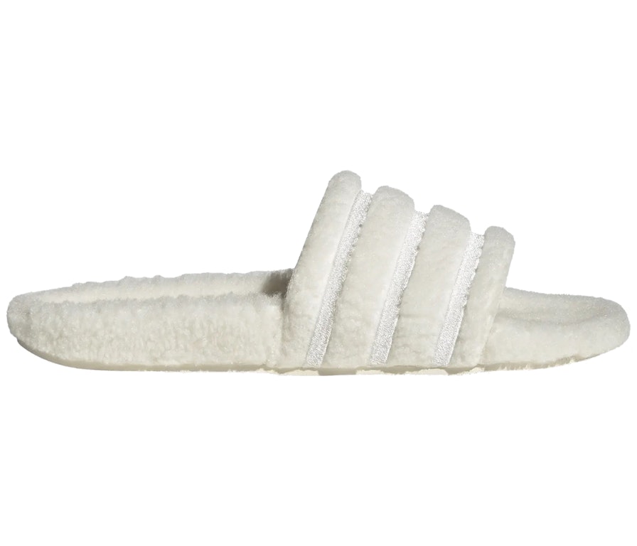 Pre-owned Adidas Originals Adidas Adilette Cozy Slides Off White In Off White/core White/off White