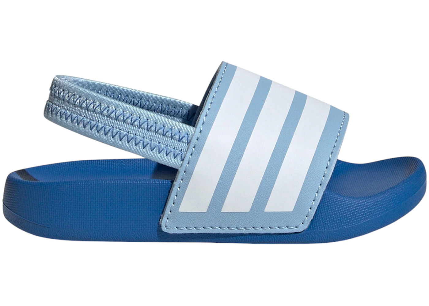 adidas Adilette Estrap Slides Clear Sky Cloud White Bright Royal