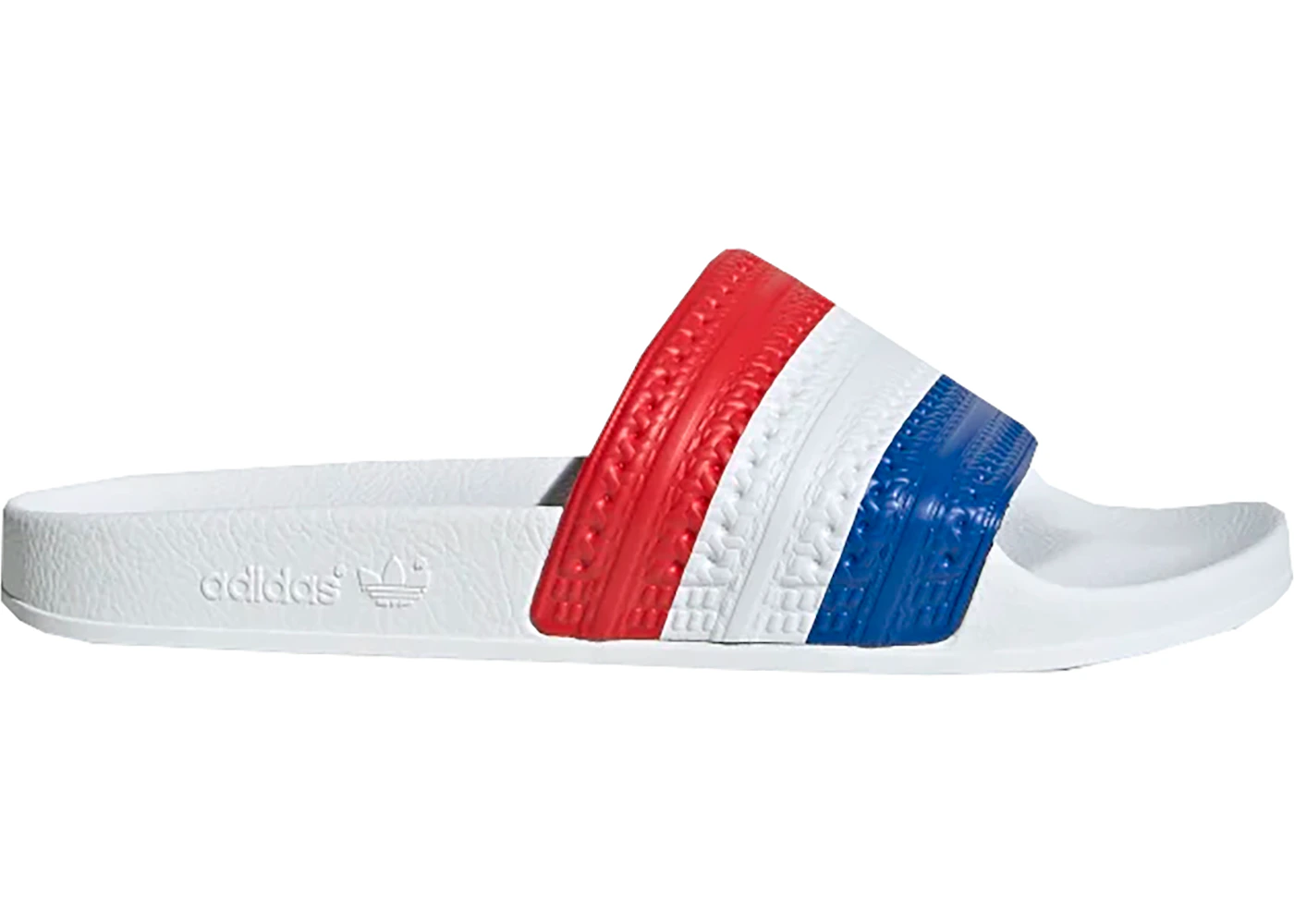 Adidas adilette top red white