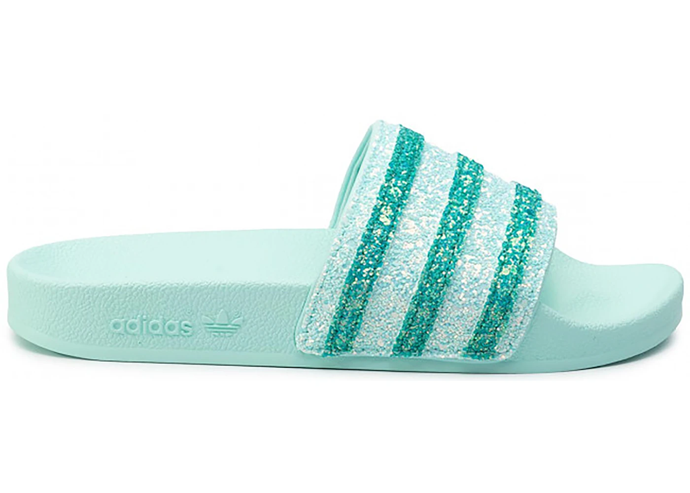 Adidas slides glitter on sale
