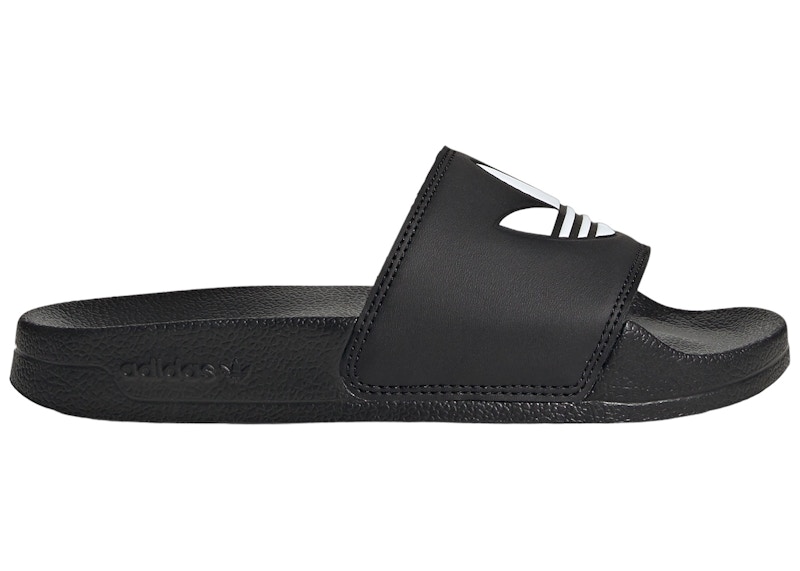 adidas Adilette Lite Slides Core Black Cloud White (GS)