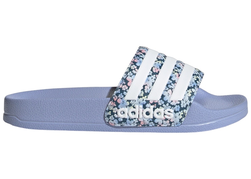 adidas Adilette Shower Sandals Blue Spark Cloud White (GS