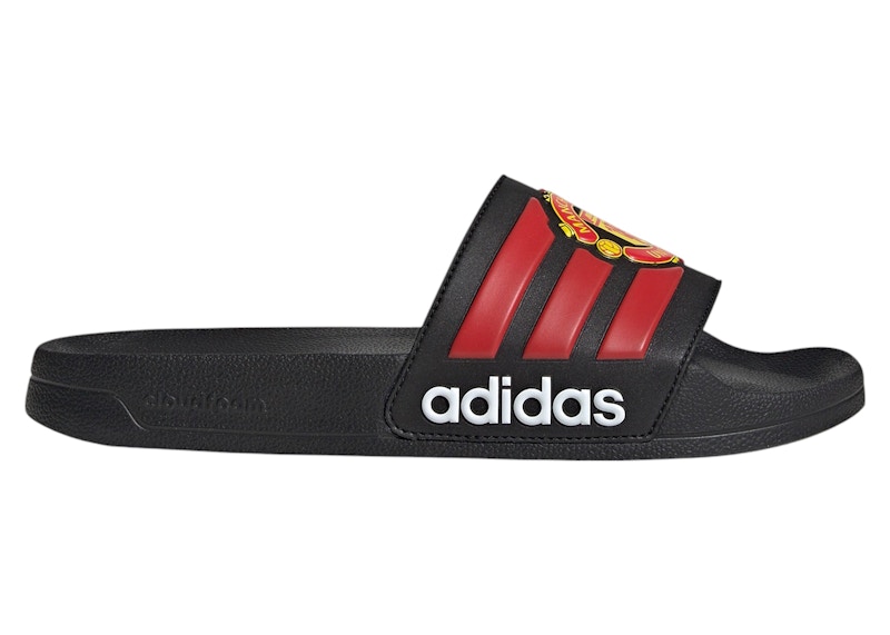 adidas Manchester United x Adilette Shower 'Home Kit 2025' | Black | Men's Size 7 - JS4963