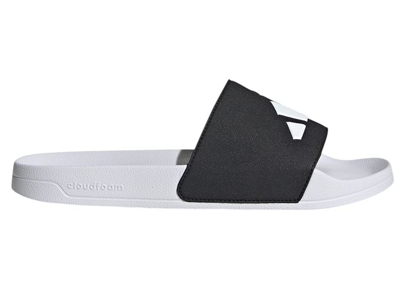 adidas Adilette Shower Slides White Core Black - JS3566