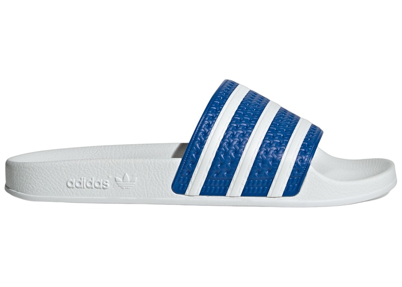 adidas Adilette Slides Blue Cloud White Men s IG9285 US