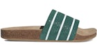 adidas Adilette Slides Collegiate Green Core White Gum