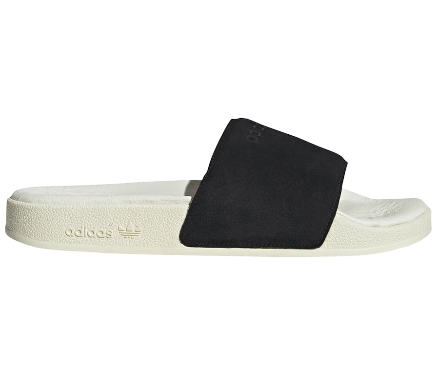Pre-owned Adidas Originals Adidas Adilette Slides Core Black Off White In Core Black/off White/off White