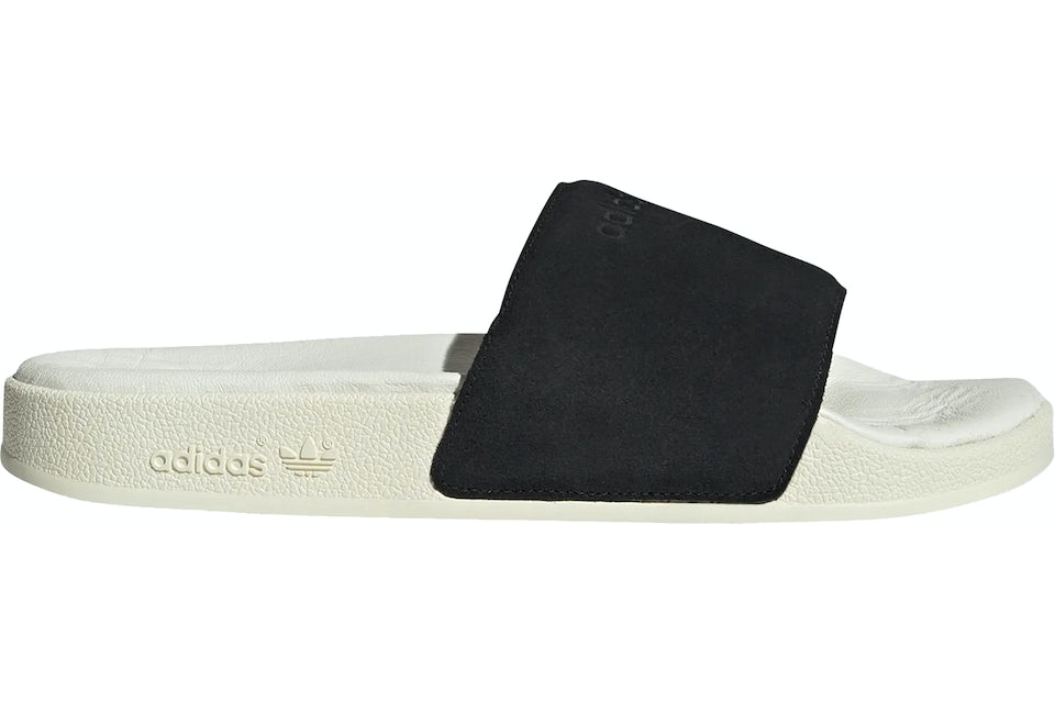 adidas Adilette Slides Core Black Off White Men's - FZ6483 - US