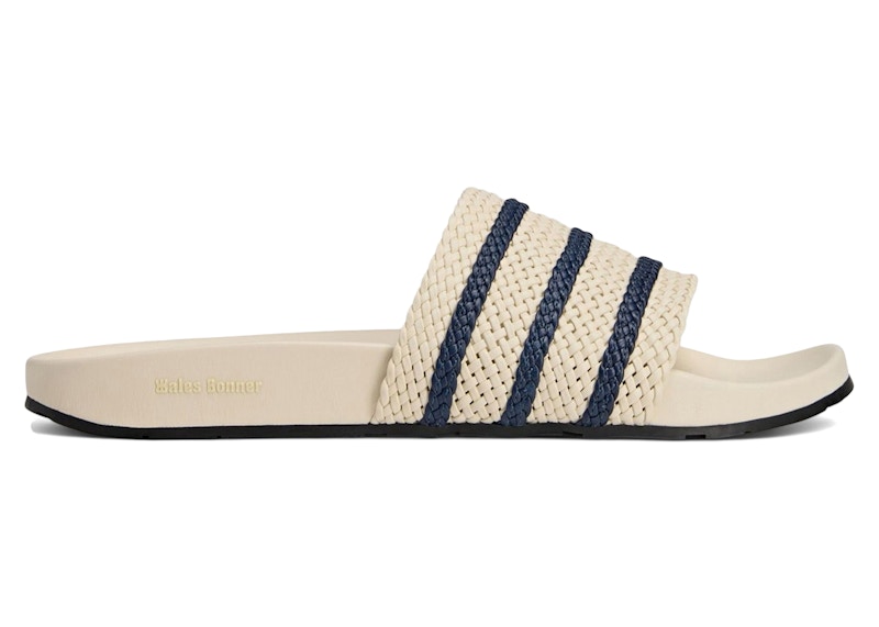 ◆コラボ商品◆WALES BONNER X ADIDAS ADILETTE SLIDE◆正規品◆ Adidas - x Wales Bonner Adilette Slide in Dark Brown