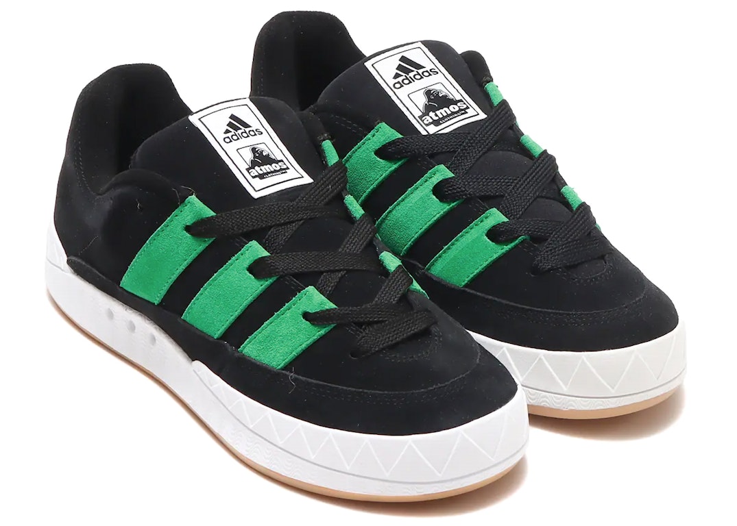 Pre-owned Adidas Originals Adidas Adimatic Atmos Xlarge Black Green In Black/green/white