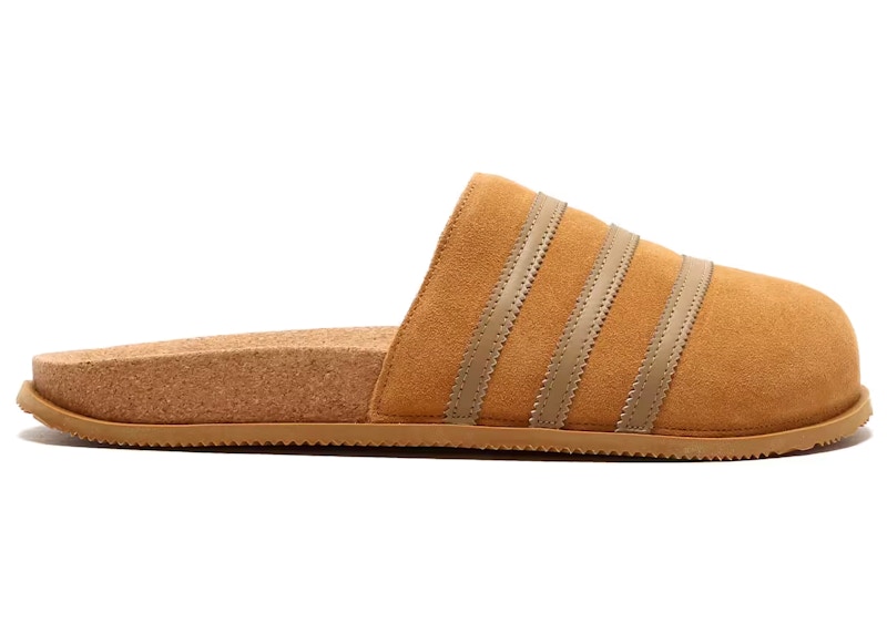 Adidas best sale slides tan