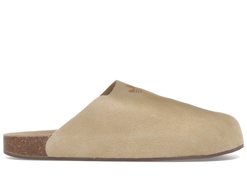 adidas Adimule Slides Golden Beige Gum Men's - JR3587 - US