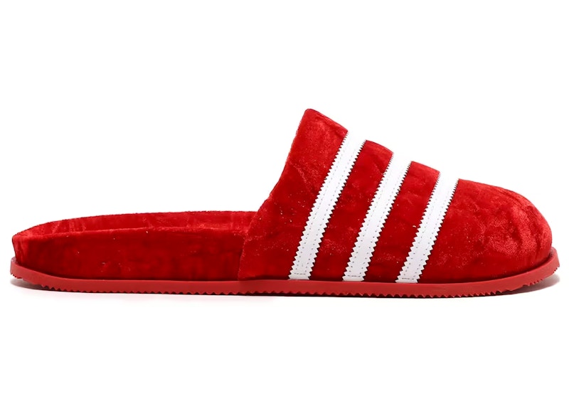 Red adidas discount slides near me