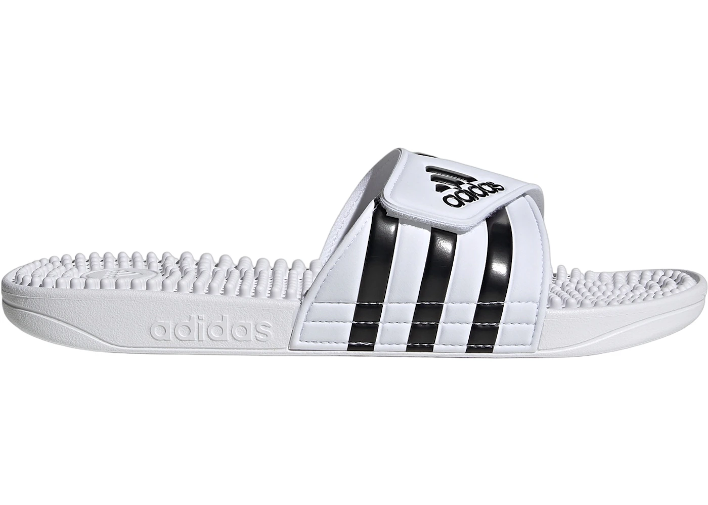 adidas Adissage Slides Cloud White Core Black Men's - F35573 - US