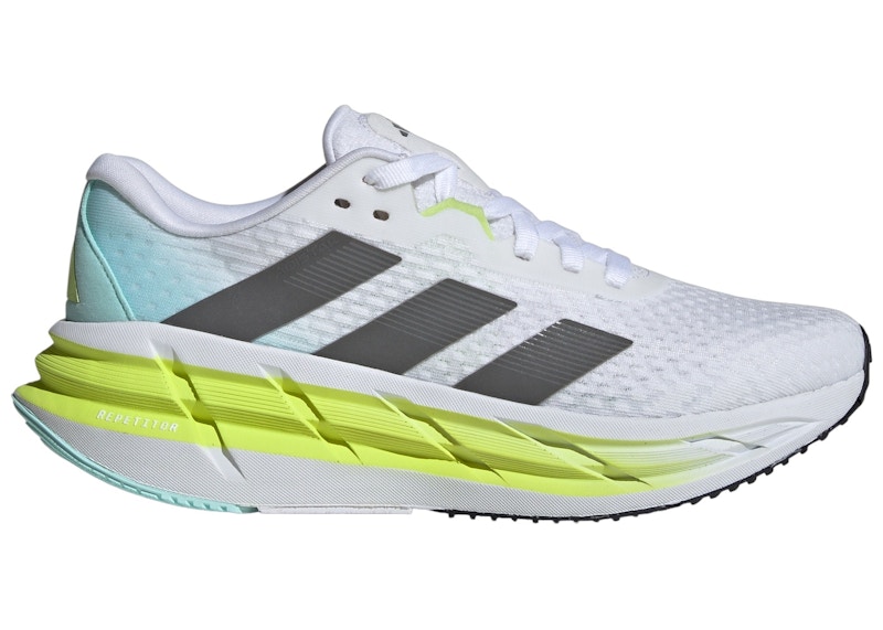 Pre-owned Adidas Originals Adistar 3 (women's) Sneakers In Cloud White/core Black/pulse Lime