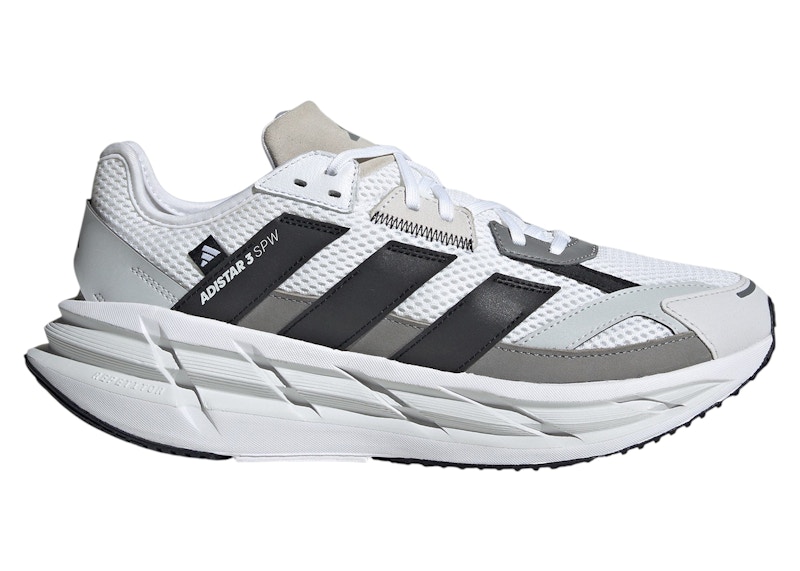 adidas Adistar 3 Sportswear White Black Dash Grey - JS1174