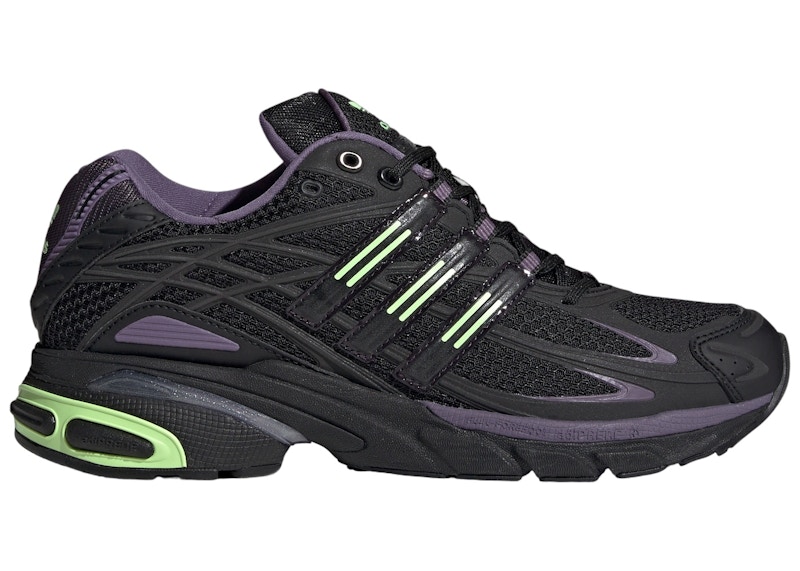 Pre-owned Adidas Originals Adistar Cushion (women's) Sneakers In Core Black/aurora Black/green Spark