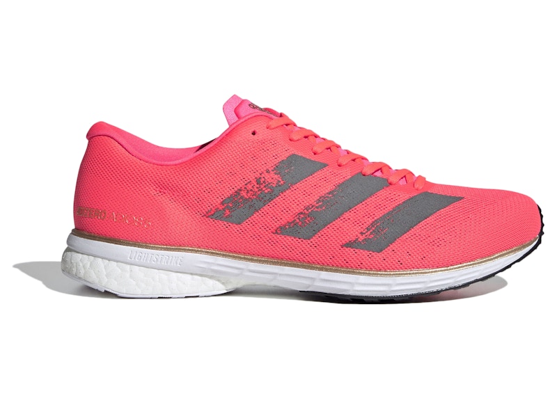 adidas Adizero Adios 5 Signal Pink Men s EG4667 US