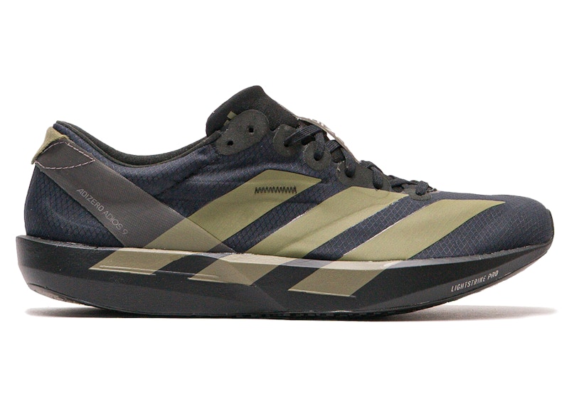 adidas Adizero Adios 9 Black Focus Olive Men's - JP6315 - US