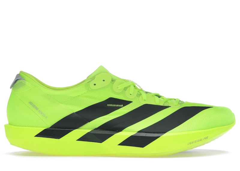 adidas Adizero Adios 9 Lucid Lemon Black Men's - IH5066 - US