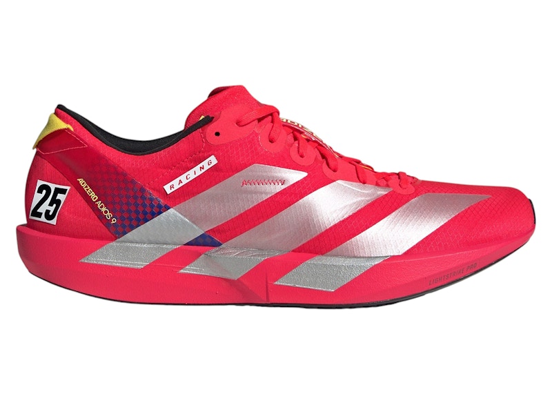 adidas Adizero Adios 9 Lucid Red Cloud White Pure Sulfur