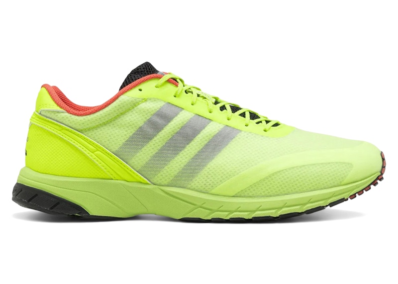 adidas Adizero Adios OG Sneaker Lucid Lemon/Core Black/Bright Red - JQ5783
