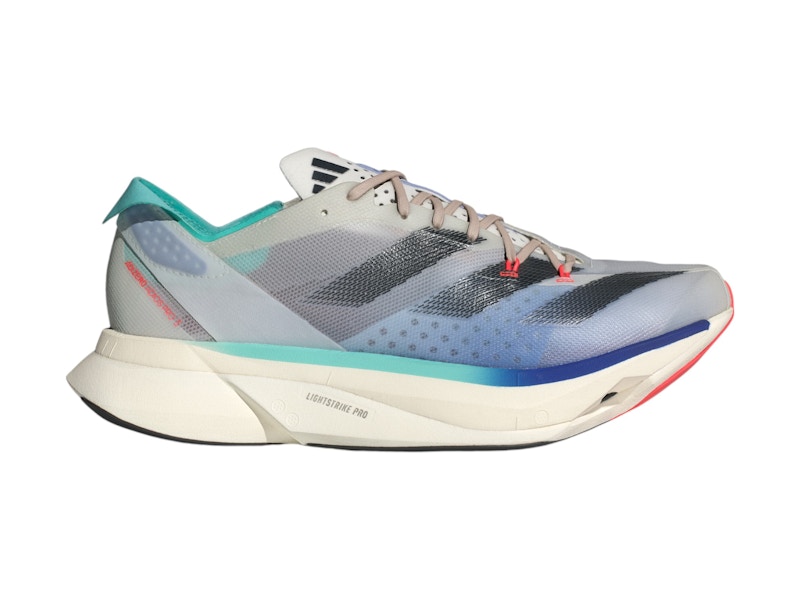 adidas Adizero Adios Pro 3 Off White Aurora Ink Flash Aqua
