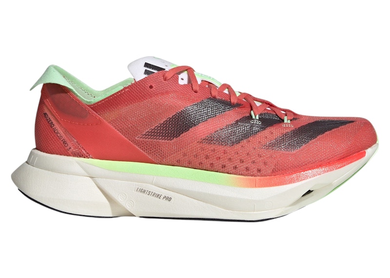 Pre-owned Adidas Originals Adizero Adios Pro 3 Aurora Met (women's) Sneakers In Preloved Scarelet Red/aurora Met./solar Red In Multi