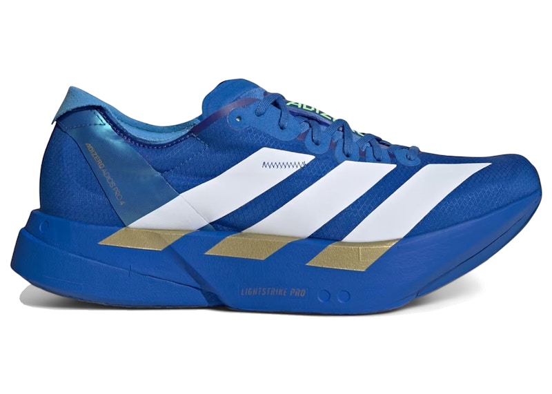 adidas Adizero Adios Pro 4 Blue White Lime Burst