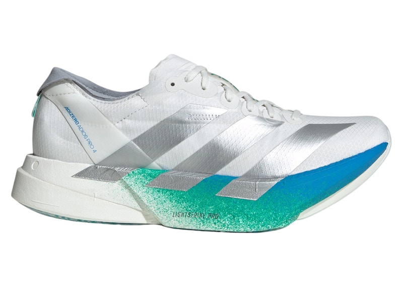 ADIZERO ADIOS PRO 4 シルバーメタリック adidas Adizero Adios Pro 4 'Silver Metallic Lucid Red' JR6372