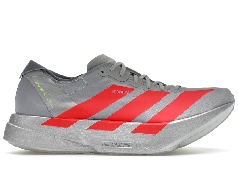 【新品】adidas ADIZERO ADIOS PRO 4 メンズ ２６センチ adidas Adizero Adios Pro 4 Men's White/Black/Silver Metallic
