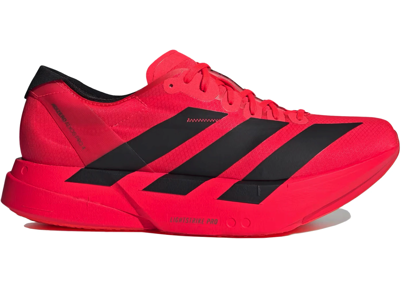 adidas Adizero Adios Pro 4 Lucid Red Black Men's - JR6368 - US