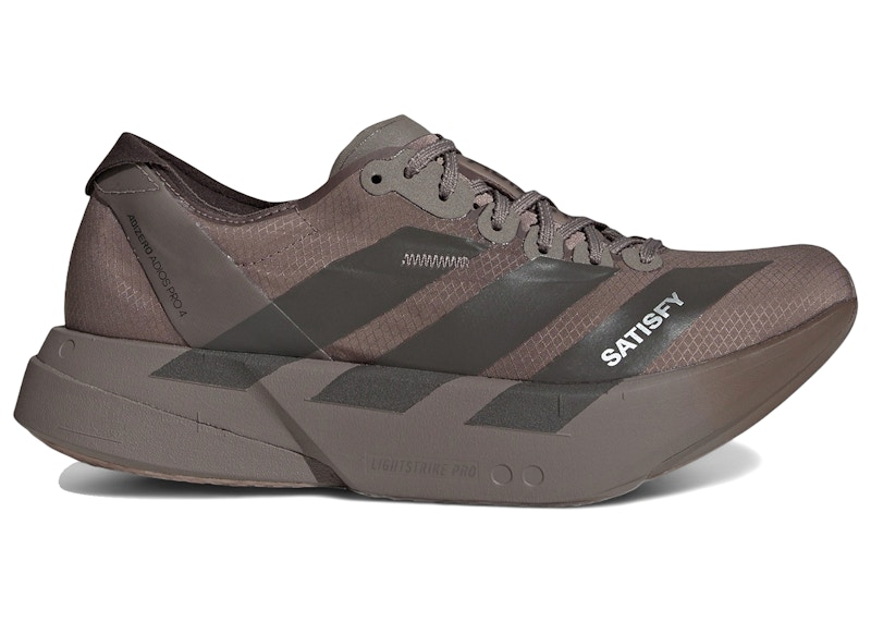 Satisfy x adidas Adizero Adios Pro 4 Brown Aurora Coffee