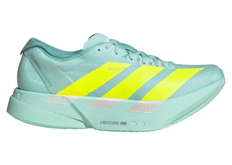 adidas Adizero Adios Pro 4 Semi Flash Aqua Lucid Lemon Mint Ton (Women