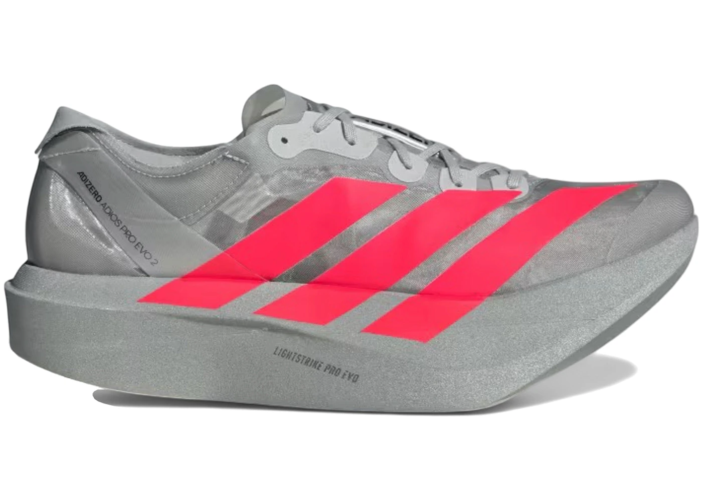 adidas Adizero Adios Pro Evo 2 Silver Metallic Lucid Red Men's - JR7259 ...