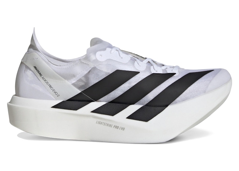 【新品未使用】ADIDAS ADIZERO ADIOS PRO EVO2 adidas Adizero Adios Pro Evo 2 White Black Men's - JR7260 - US