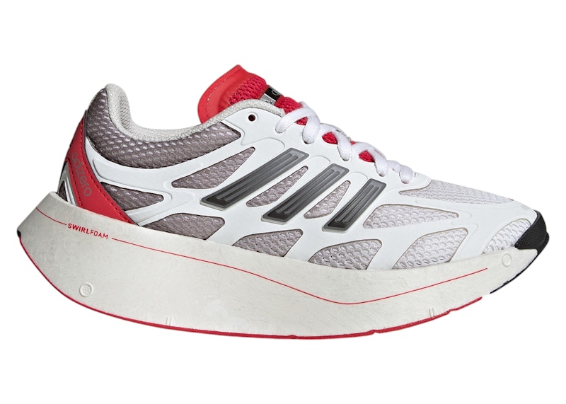 コアリミ adidas Adizero Aruku White Grey Red (GS) - JR4278 - US