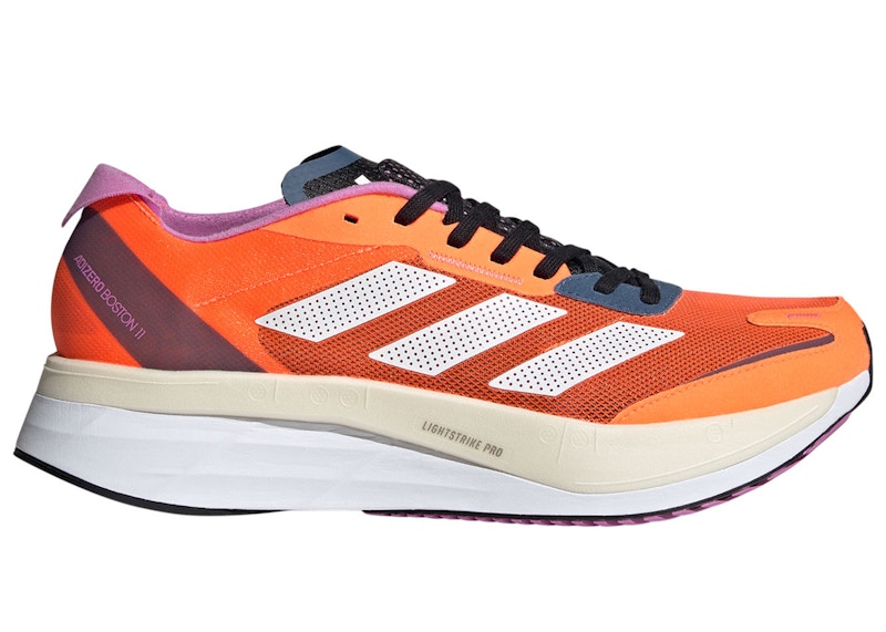 adidas Adizero Boston 11 Solar Orange Men's - GX6652 - US