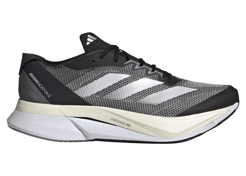 adidas Adizero Boston 12 Running Shoes - Black | Free