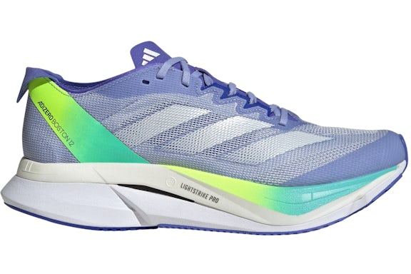 adidas Adizero Boston 12 Blue Spark Zero Metalic Cobalt Blue (Women's)