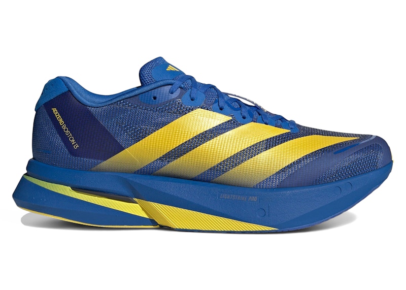 adidas Adizero Boston 13 Blue Yellow Men's - KK4238 - US