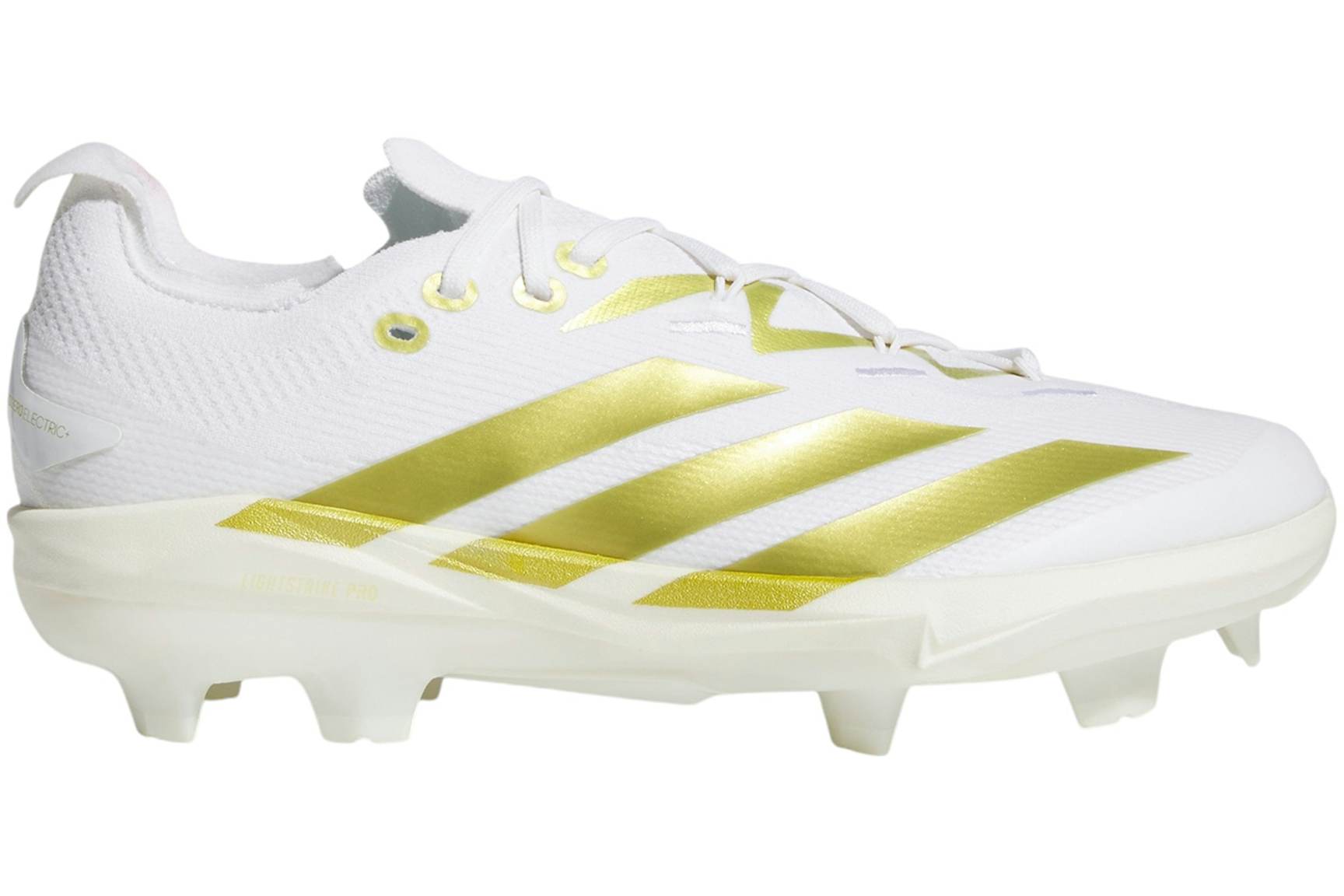 adidas Adizero Electric+ 2.0 TPU Cloud White Gold Metallic Men's ...