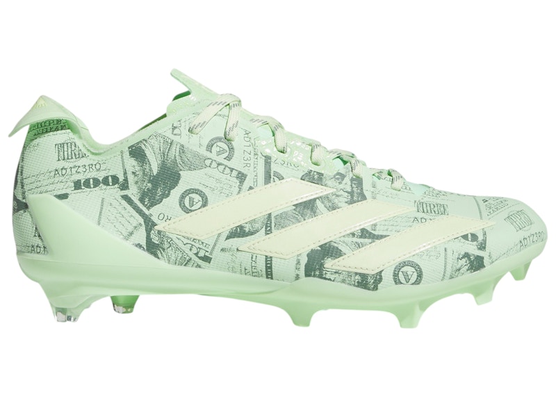 adidas Adizero Electric II Cleats Currency Neutral Semi Green