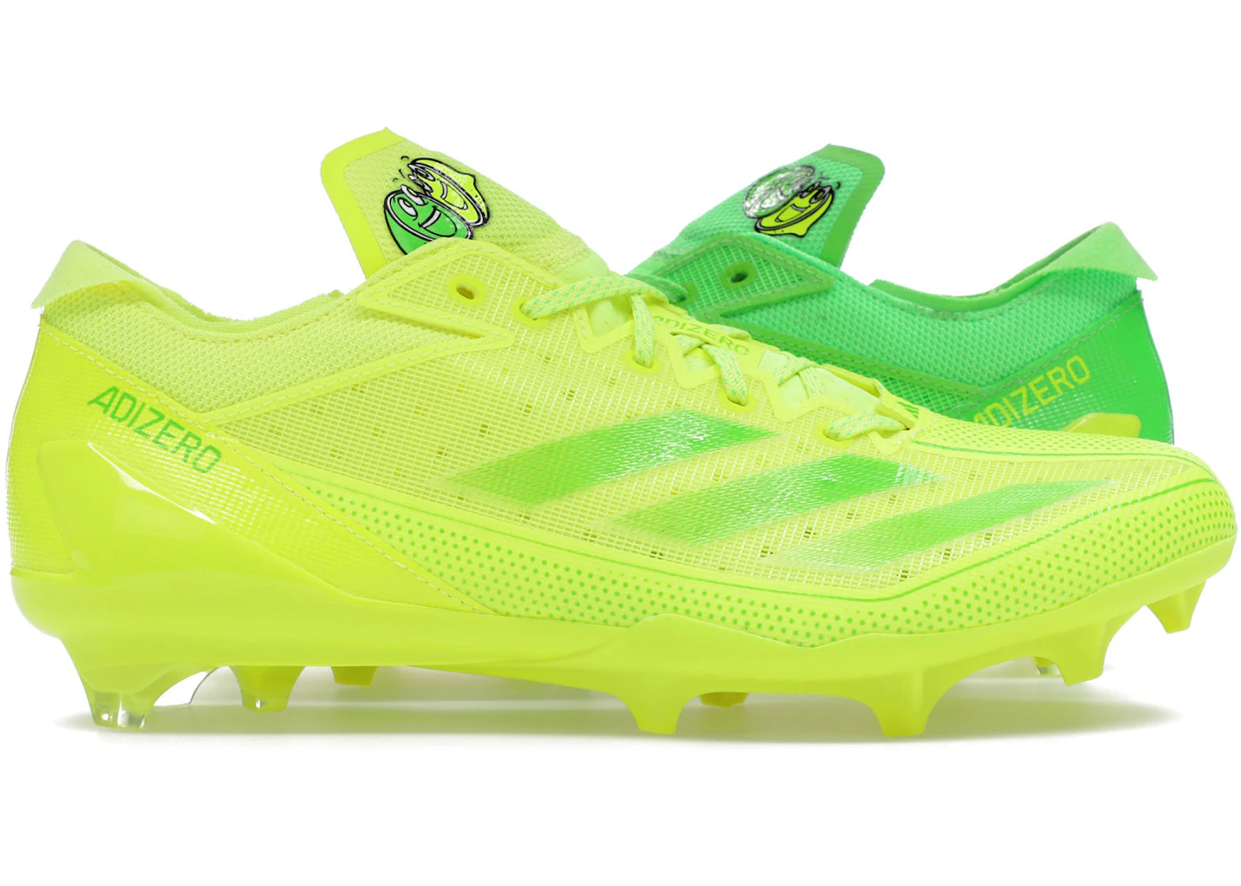 Adidas Baseball Green And Yellow Baseball Cleats Adidas Adizero