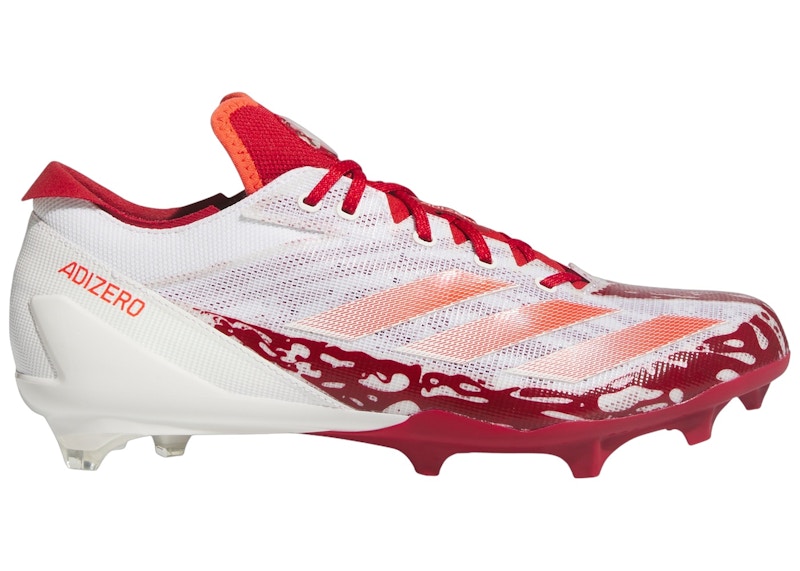 adidas Adizero スパイクシューズ ホワイト/レッド adidas Adizero Electric Speed Juice Cloud White Team Power