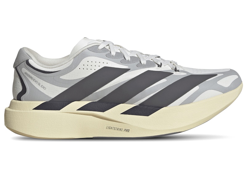 adidas Adizero Evo SL EXO Cloud White Utility Black Grey Two