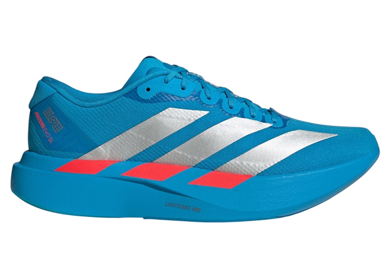 adidas Adizero Evo SL Ekiden Solar Blue Silver (Women's) - JR4729 - US