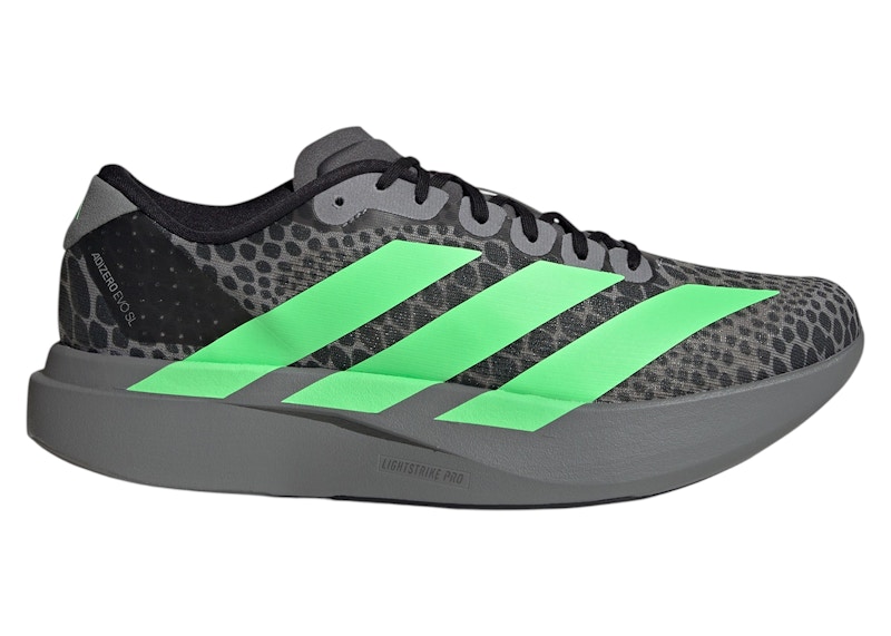 adidas Adizero Evo SL Grey Lime Burst Black メンズ - JS2071 - JP