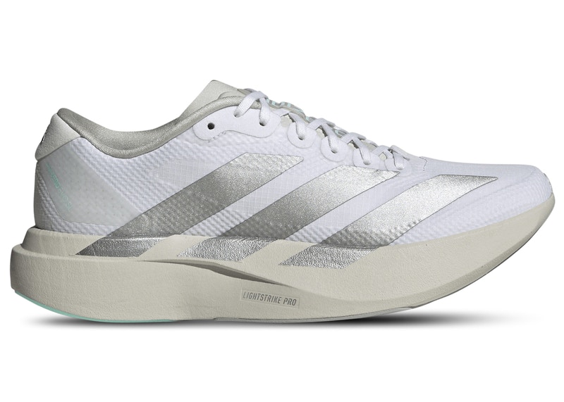 adidas Adizero Evo SL White Clear Aqua (Women's)